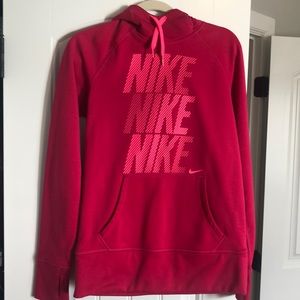 Nike pink therma-fit hoodie